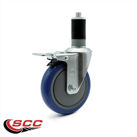 Service Caster Regency Work Table Total Locking Caster Replacement REG-SCC-EXTTL20S514-PPUB-BLUE-112